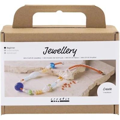 Afbeelding van Creativ Company Mini Hobbyset Sieraden Kleurrijk Stoere Halsketting