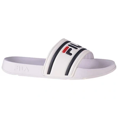 Afbeelding van Fila Morro BAY Unisex Muiltjes, Heren, Maat: 41, White/navy Kunststof