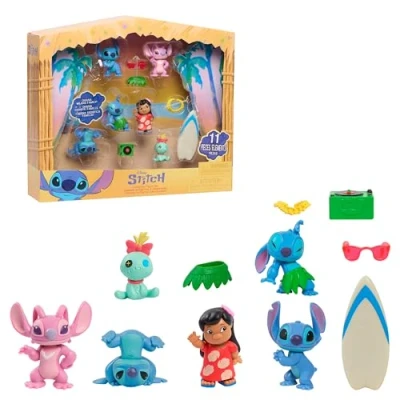 Afbeelding van Just Play Stitch Collectible Figure Set, Kids Toys for Ages 3 Up by