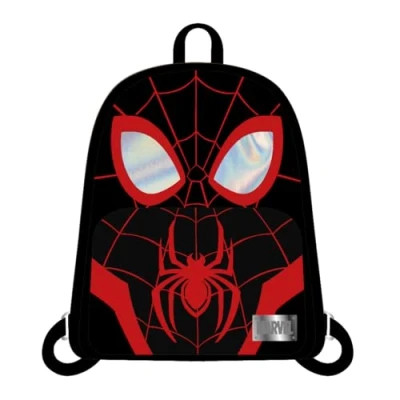 Afbeelding van Spiderman kleine rugzak 27cm x 21cm dubbele ritssluiting 3 vakken