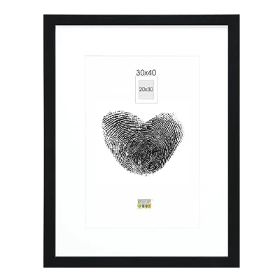 Afbeelding van Deknudt S66KF2 P1 30x40 Wissellijst Papierformaat: 30 x 40 cm Zwart