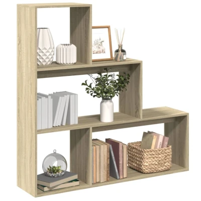Afbeelding van Kamerscherm / boekenkast 123x29x123 cm hout sonoma eiken