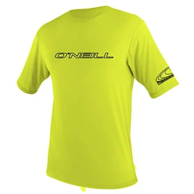 Afbeelding van O&#039;Neill UV shirt voor heren met korte mouwen lime (groen/geel) maat XXL