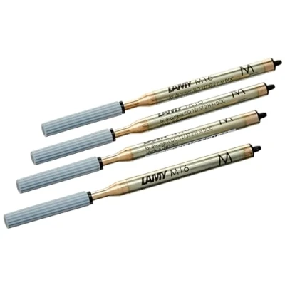 Afbeelding van Lamy: Grote navulverpakking M16 kogel: kleur: zwart, maat: M, 4 stuks.