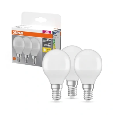 Afbeelding van OSRAM LED lamp Lampvoet: E14 Warm wit 2700 K 5,50 W mat BASE CLASSIC P [Energie efficiëntieklasse A+]