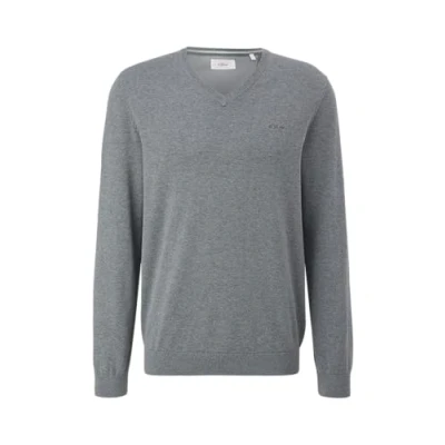 Afbeelding van s.Oliver Pull Maat M Mannen 92W0 GREY/BLACK katoen
