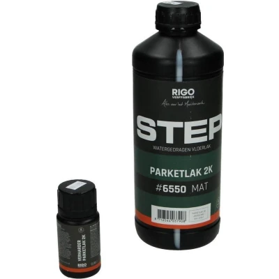 Afbeelding van Rigostep STEP Parketlak 2K Mat #6550 1 liter