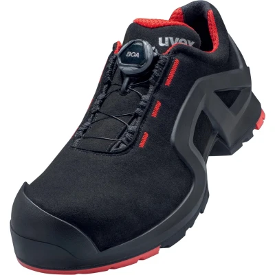 Afbeelding van uvex 6567 6567245 Lage veiligheidsschoenen S3 Schoenmaat (EU): 45 Zwart/rood 1 paar