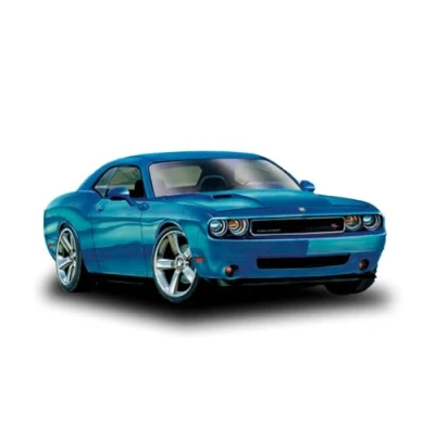 Afbeelding van 1:25 AMT 1117 2009 Dodge Challenger R/T Showroom Replicas Amerikaanse Auto Plastic Modelbouwpakket