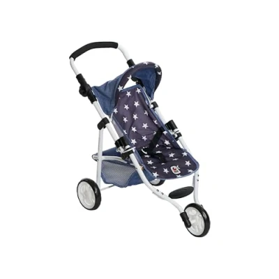Afbeelding van Bayer Chic 2000 Poppenwagen Jogger Lola Stars Navy