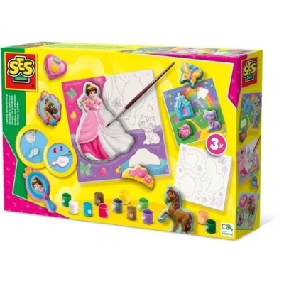 Image de Moulage et Peinture Toiles pour peindre des Princesses Loisirs Créatifs
