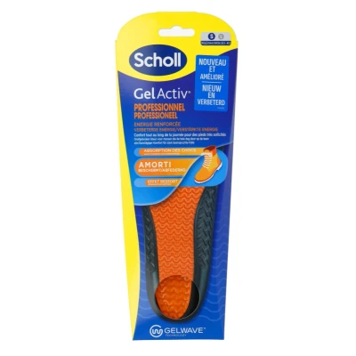 Afbeelding van Scholl GelActiv Inlegzolen Work &amp; Boot Small Maat 35.5 40.5 1 paar