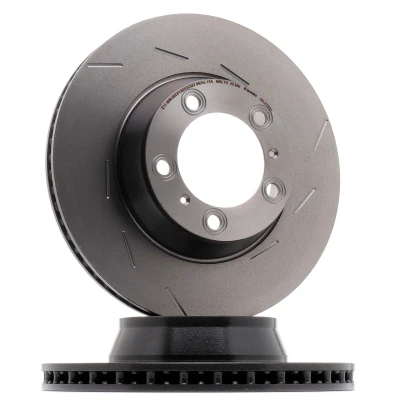 Afbeelding van BREMBO 09.C878.31 Remschijf 330 28 5 Gekerft, interne ventilatie Gecoat High carbon Met schroeven PORSCHE: Panamera