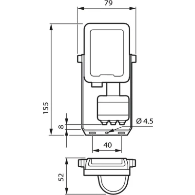 Afbeelding van Philips LED Breedstraler 10W Waterdicht IP65 Neutraal Wit met Sensor