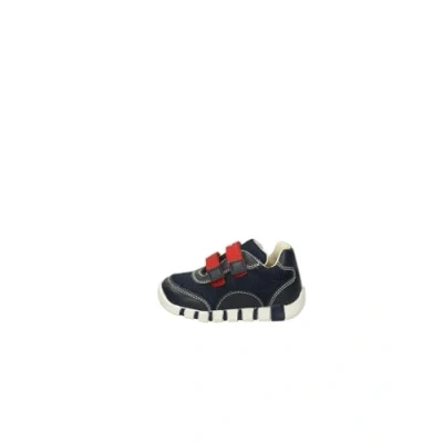 Afbeelding van Geox Iupidoo Unisex Babyschoenen voor kinderen, Maat: 24, Navy Imitatieleer/ textiel