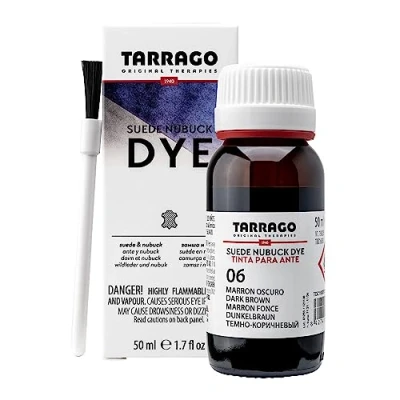Afbeelding van Tarrago suede dye 006 dark brown 50ml