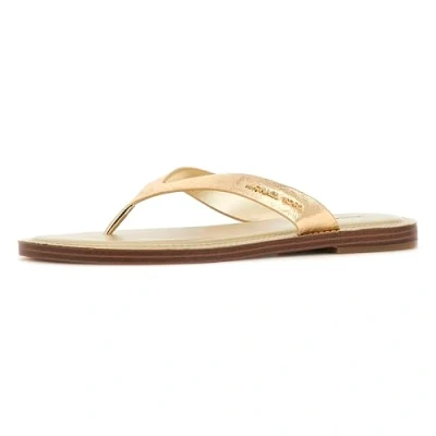 Afbeelding van Michael Kors KOKO Teensandalen, Dames, Maat: 40.5, Pale gold Leer