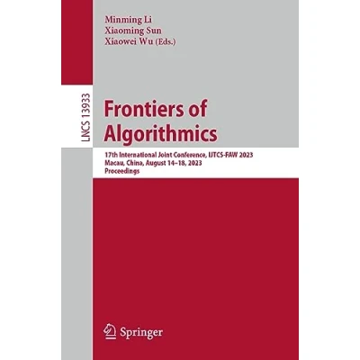Afbeelding van Lecture Notes in Computer Science Frontiers of Algorithmics