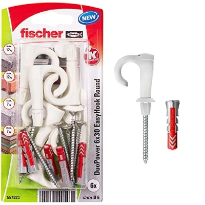 Afbeelding van Fischer DuoPower 6x30 EasyHook Round K (6) Plugassortiment 557923 1 set(s)