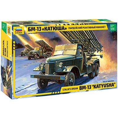 Afbeelding van Zvezda Bm 13 Katiusha (Zve3521) modelbouwsets, hobbybouwspeelgoed voor kinderen, modelverf en accessoires