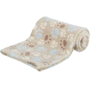 Afbeelding van Trixie 37202 Fleece deken Laslo, 100 x 70 cm, beige