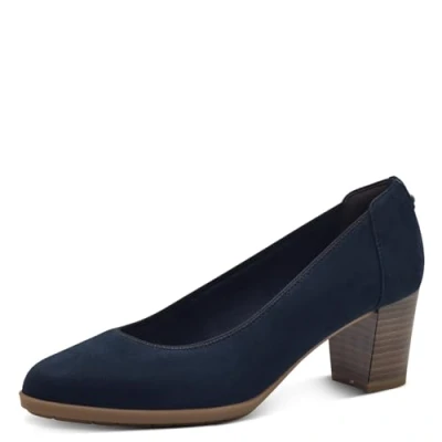 Afbeelding van Tamaris Klassieke pumps, Dames, Maat: 39, Blau Leer