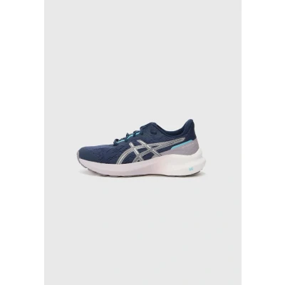 Afbeelding van Asics GT1000 13 Unisex Hardloopschoenen voor op de weg kinderen, Maat: 39.5, Midnight/dusk violet Textiel/ synthetisch