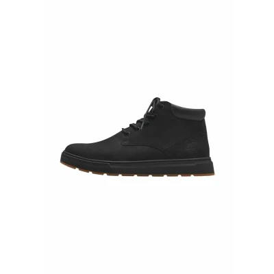 Afbeelding van s.Oliver Veterboots, Heren, Maat: 41, Black Leer en imitatieleer