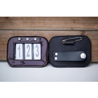 Image de HB Ruitersport Porte numéro Showtime Vernis Bordeaux One Size