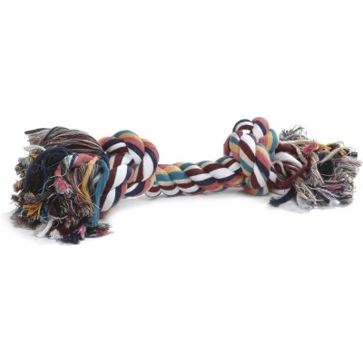 Afbeelding van Beeztees Bz Katoenen Touw Gekleurd 2 Knopen (Kattenspeelgoed), Hondenspeelgoed