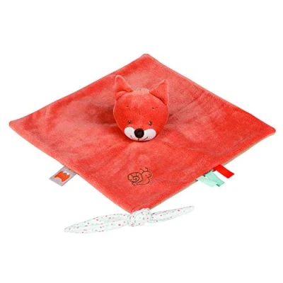 Afbeelding van Nattou Knuffeldoek van Oscar de vos, vriendje vanaf geboorte, 28 x cm, oranje, 296168