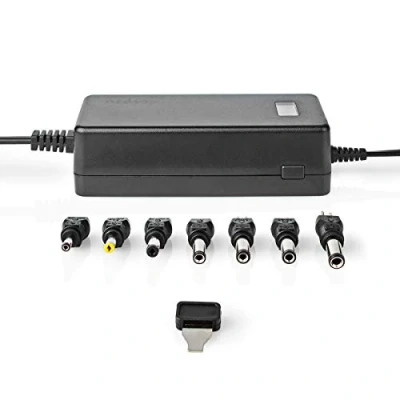 Afbeelding van Nedis Universele AC Stroomadapter ACPA105 Zwart Black / 1.80 m