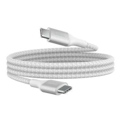 Image de Belkin BOOST CHARGE Câble USB 24 pin C (M) pour 2.0 1 m jusqu&#039;à 240 W de puissance blanc