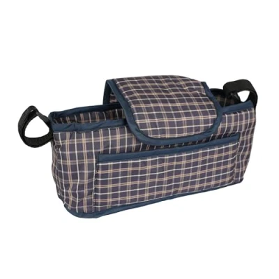 Afbeelding van Huisdierenwagen Organizer Ruitblauw Stijlvol, Praktisch en Waterbestendig Ruime Opbergruimte, Veilige Klittenbandriemen Elastisch Vak voor Drankjes Capaciteit 2 kg