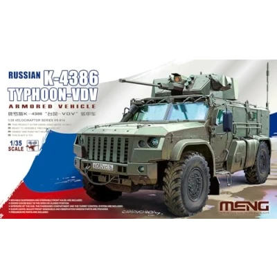 Afbeelding van 1:35 MENG VS014 Russian K 4386 Typhoon VDV Armored Vehicle Plastic Modelbouwpakket