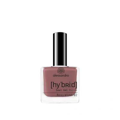 Afbeelding van alessandro Rosy Wind Hybride nagellak, donkerpaars, in slechts 3 stappen, perfecte nagels, zonder LED, houdt tot 10 dagen, 8 ml