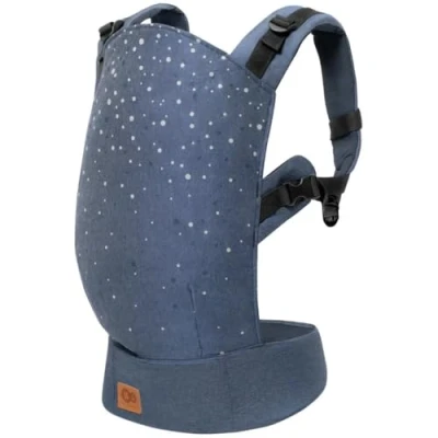 Afbeelding van Kinderkraft NINO CONFETTI Babydrager tot 20 kg 2 draagwijzen: buikdrager en rugdrager Bleuw