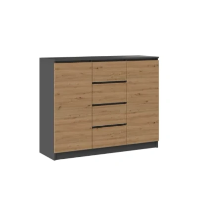 Afbeelding van Malwa ladekast 2D4S/BA ANTRACIET ARTISAN
