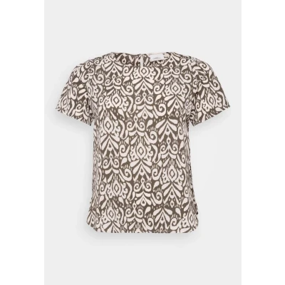 Afbeelding van ONLY Carmakoma Carvica LIFE Tshirt print, Dames, Maat: 46, Tarmac