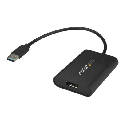 Image de StarTech.com USB32DPES2 Adaptateur USB 3.0 vers 4K 30Hz et Carte graphique externe Noir