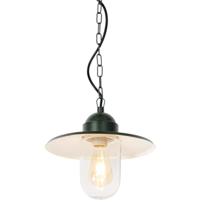 Afbeelding van QAZQA Moderne buiten hanglamp donkergroen IP44 Kansas