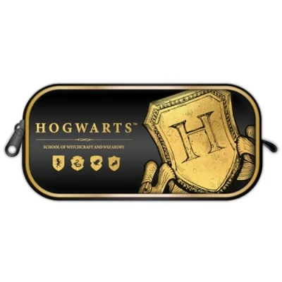 Afbeelding van Harry Potter Hogwarts Schild Rechthoekige Etui Zwart