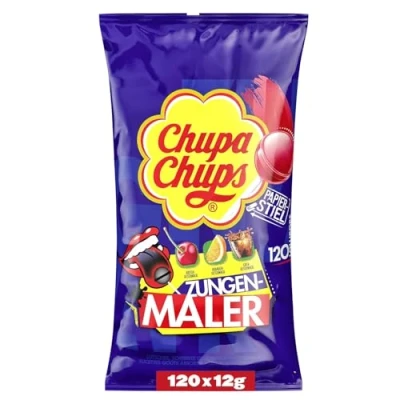 Afbeelding van Chupa Chups Lolly&#039;s Tongue Painter (Navulzak) 120 stuks
