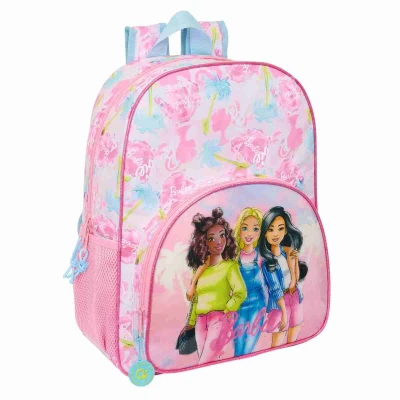 Afbeelding van Schoolrugzak Barbie Painterly Roze Hemelsblauw 33 x 42 14 cm
