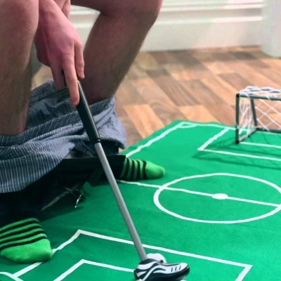 Afbeelding van Out of the Blue Potty Putter Toilet Golf Set