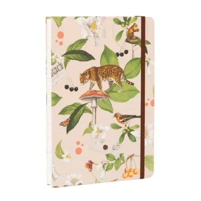 Afbeelding van Kokonote Notitieboek, A5, Jungle Bliss, gestippelde pagina&#039;s, harde kaft, ingenaaide binding, notebook, bullet journal, notitieboek