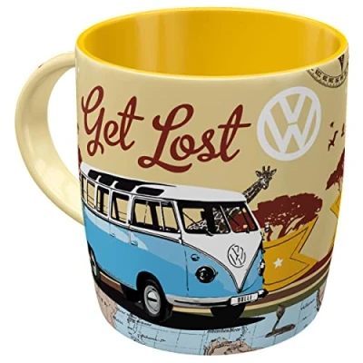 Afbeelding van Nostalgic Art koffiemok VW Bulli Let&#039;s Get Lost