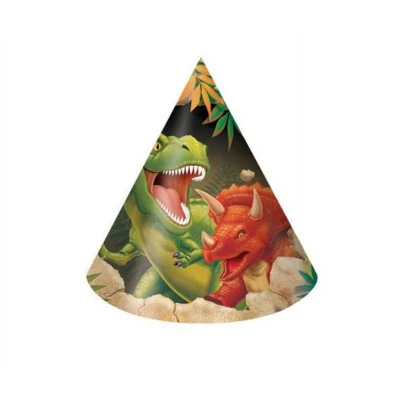Afbeelding van Dino Blast hoedjes 8 stuks