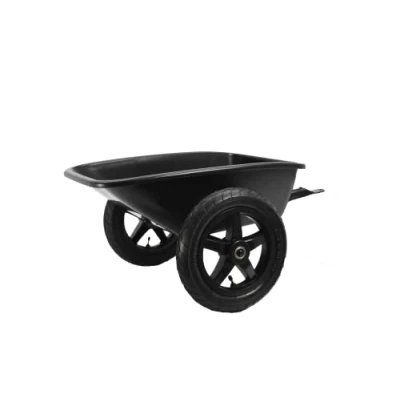Afbeelding van Berg Junior Aanhanger Zwart 78x58x36cm Kunststof Trailer voor Buddy en Rally skelters
