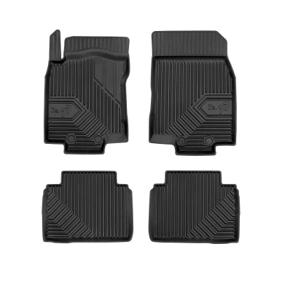 Afbeelding van FROGUM No. 77 77409514 Vloermatset Rubber voor en achter 4 Zwart Op maat gemaakt